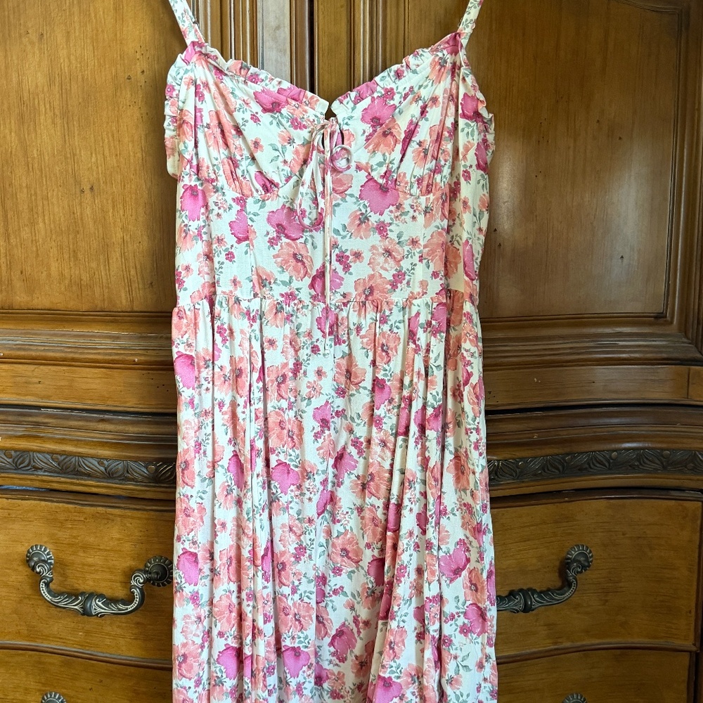 RSQ Floral Mini Dress. Size L